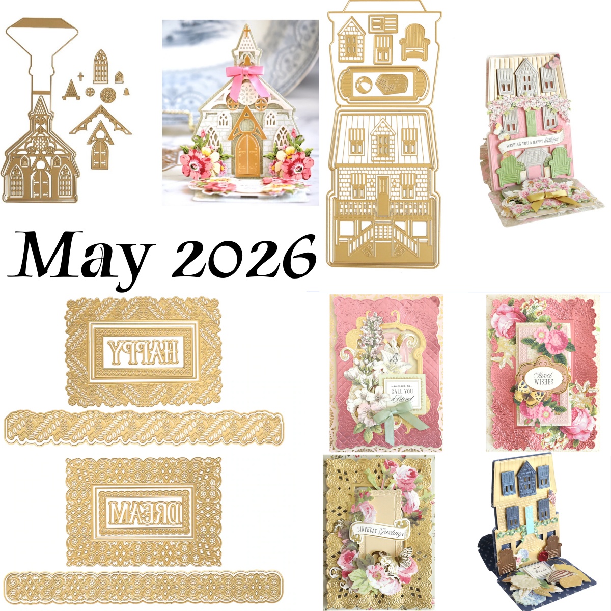 Summer House Clothing - Church House Floral New Metal Cutting