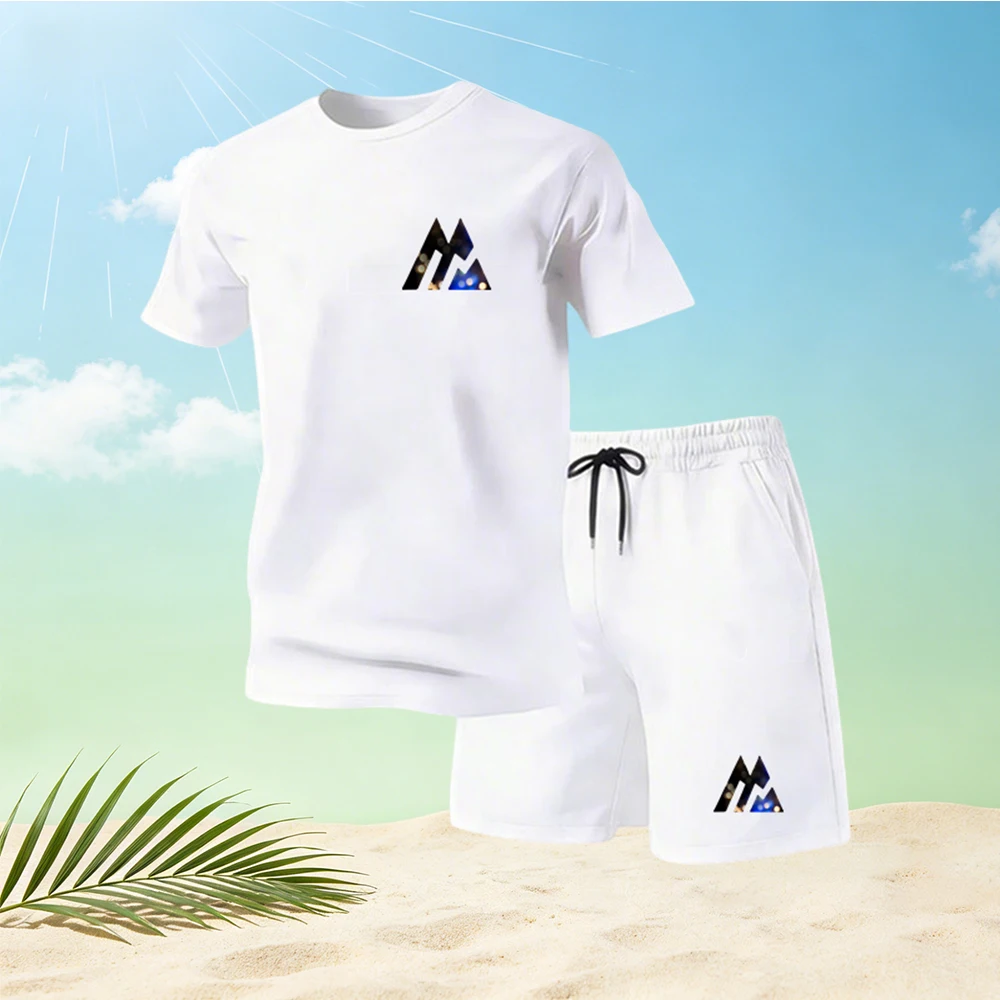 Summer House Clothing - 2026Summer Men's Fashion T-Shirts Sets O-neck