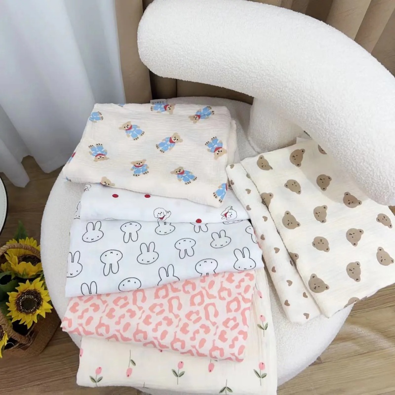 Summer Quilt - 130x200cm Cartoon Print Cute Nap Blanket