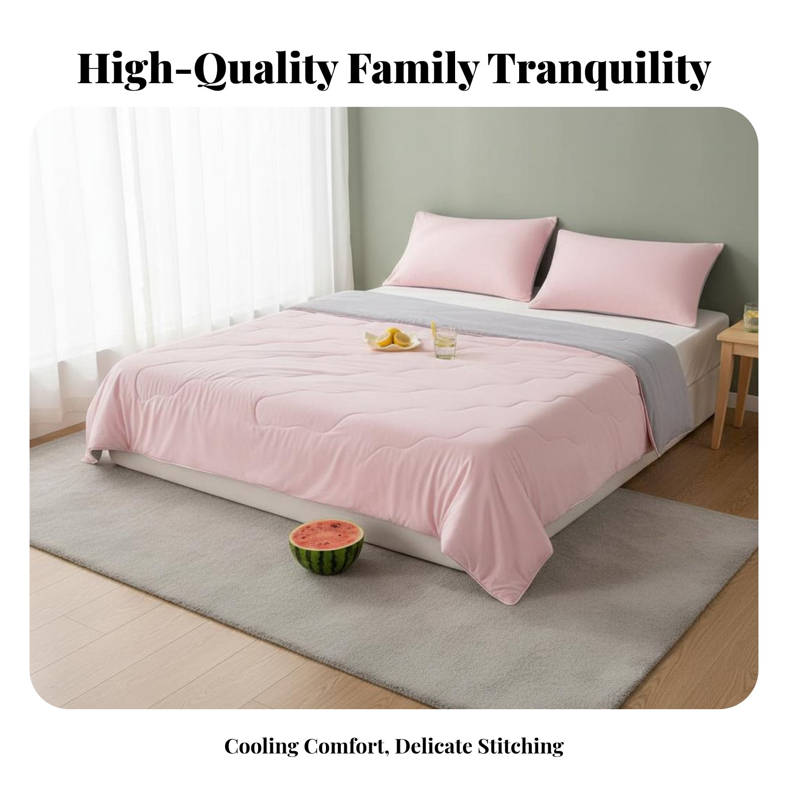 Summer Quilt - Cooling Summer Quilt Moisture Wicking Lightweight