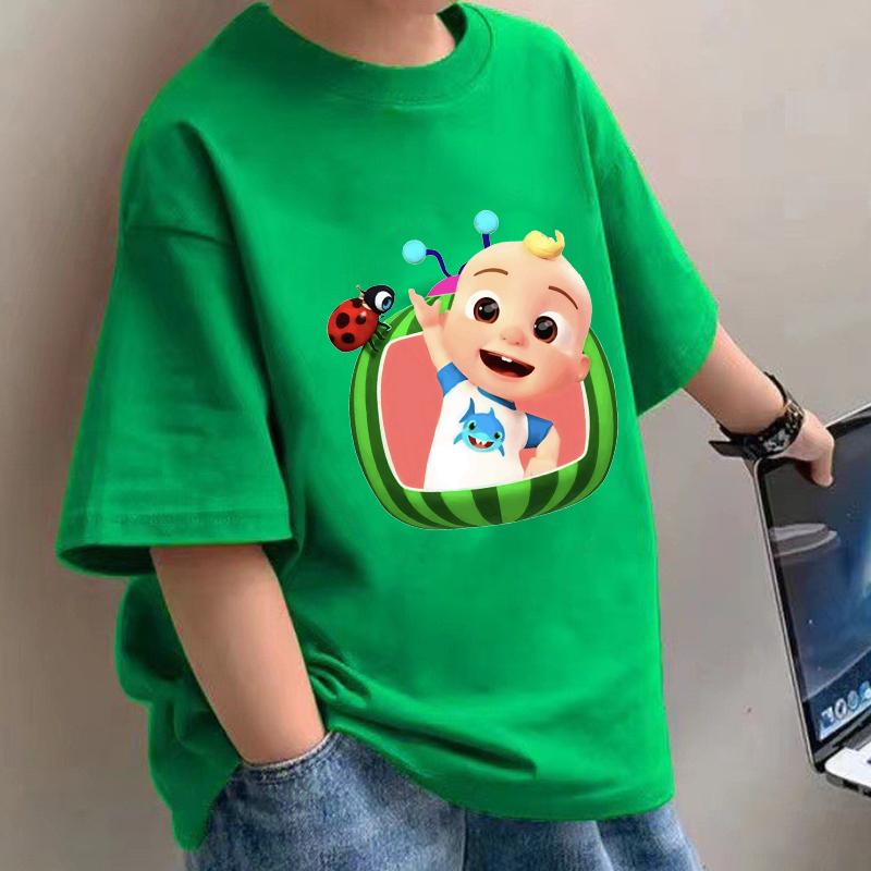 Summer Clothing Baby - Cocomelons Baby T-Shirts Anime Cotton Short