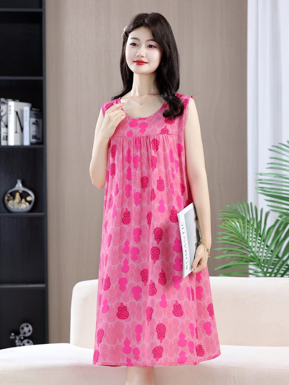 Ladies Cotton Silk Sleeveless  - Summer Clothing Over 60 recension och pris
