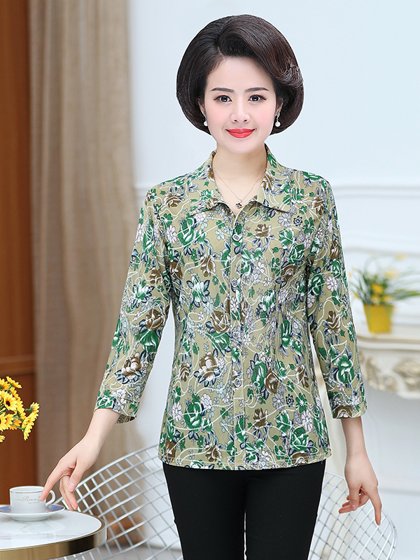 New Summer Ice Silk Shirt for  - Summer Clothing Over 60 recension och pris