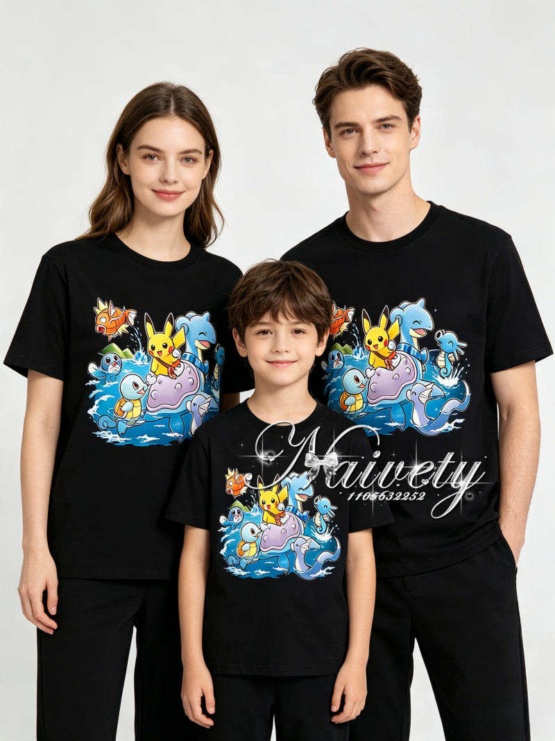 2026 Summer Pokemon Family Mat - Summer Clothing Good Quality recension och pris