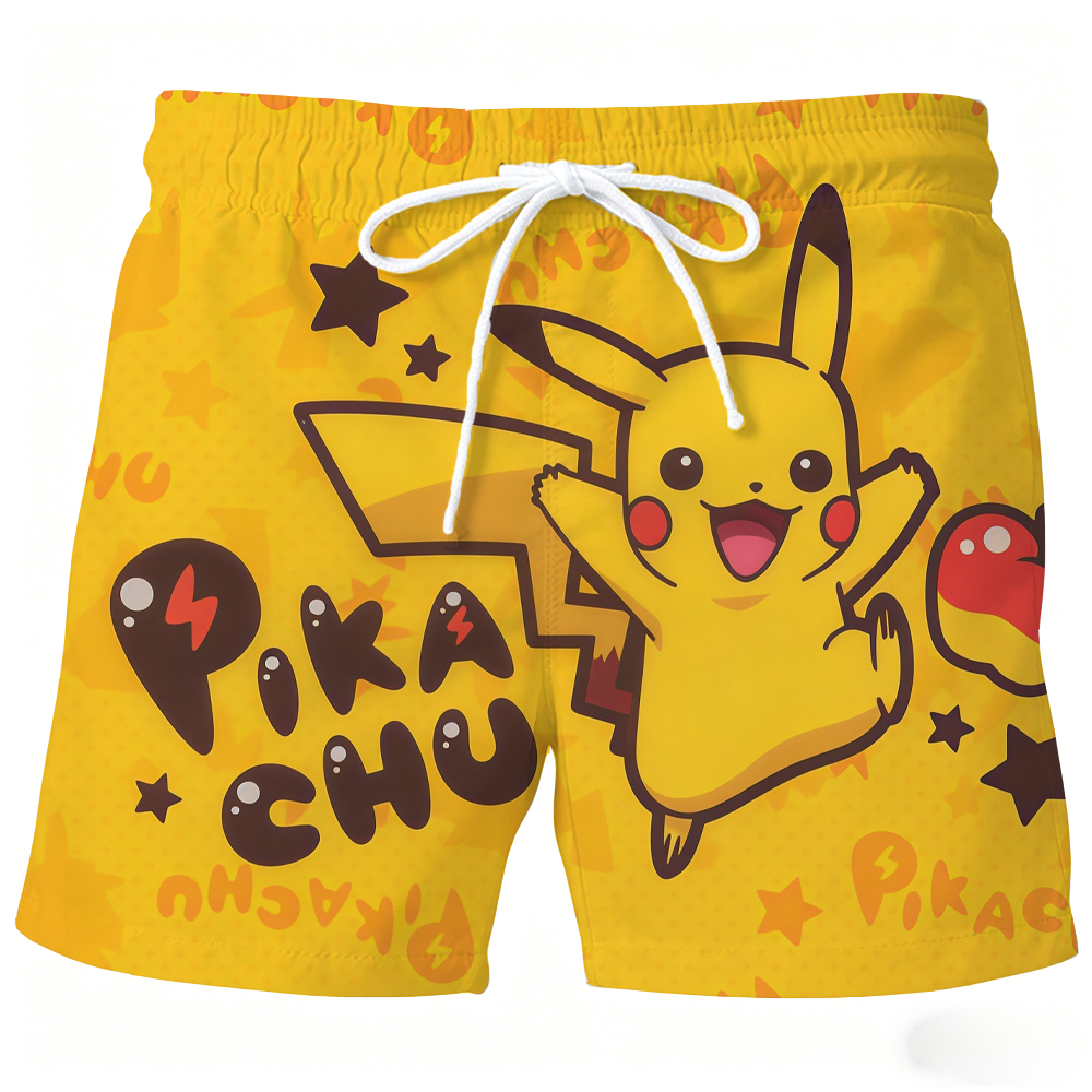2026 New Pikachu Pokemon Beach - Summer Clothing Good Quality recension och pris