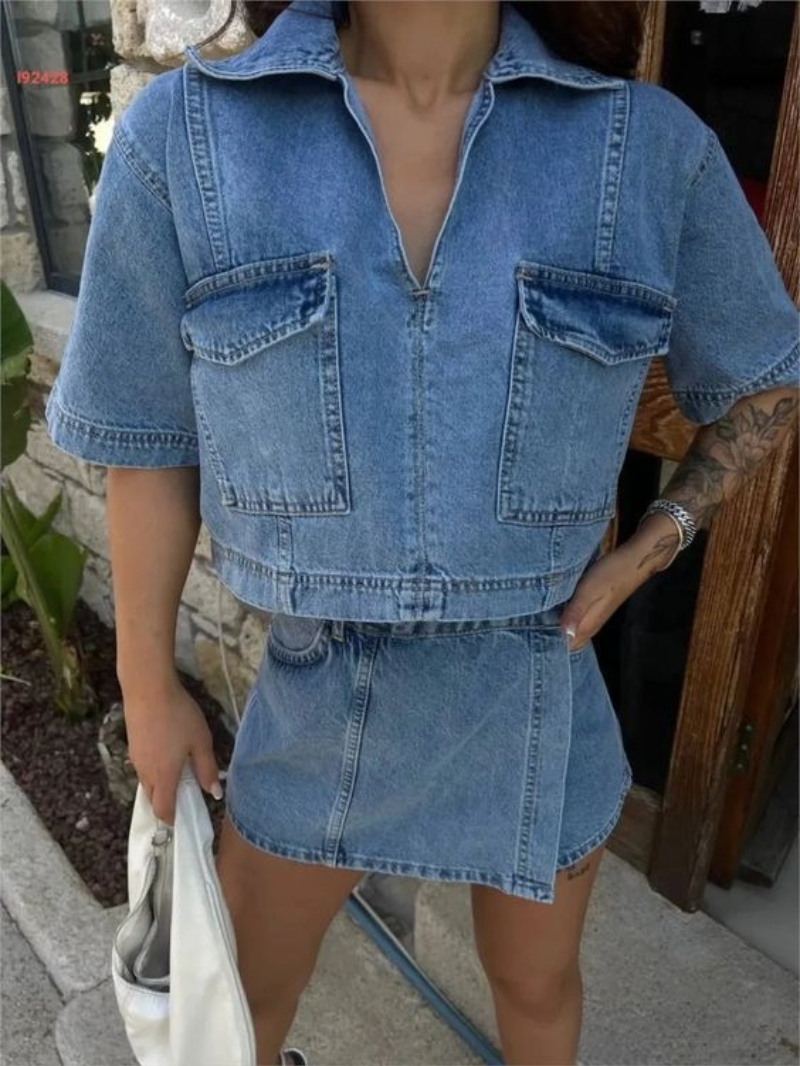 Women's 2 Piece Denim Outfits  - Summer Quilt recension och pris