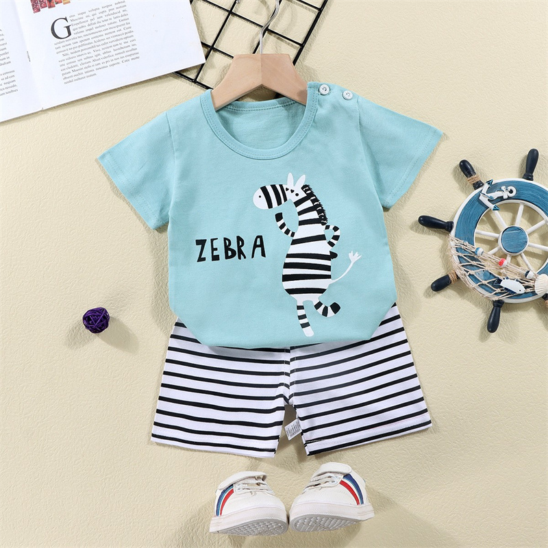 Cotton Tees+Shorts 2-piece Tra - Summer Clothing Baby recension och pris