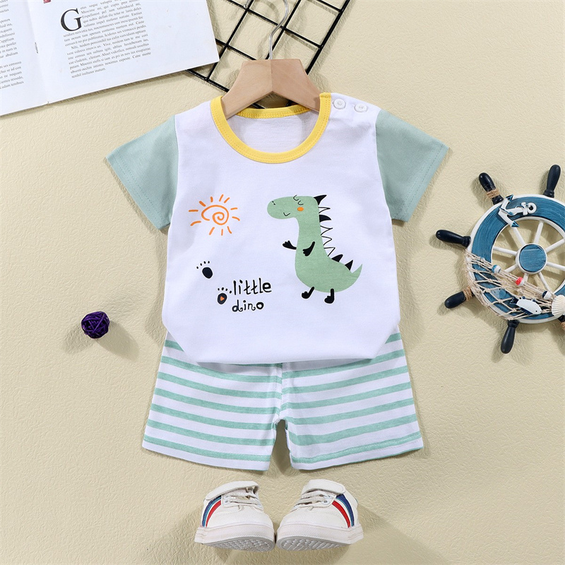 Cotton Tees+Shorts 2-piece Tra - Summer Clothing Baby recension och pris