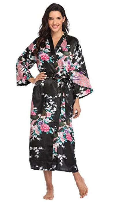 Hot Sale Black Summer Satin Ki - Summer House Clothing recension och pris