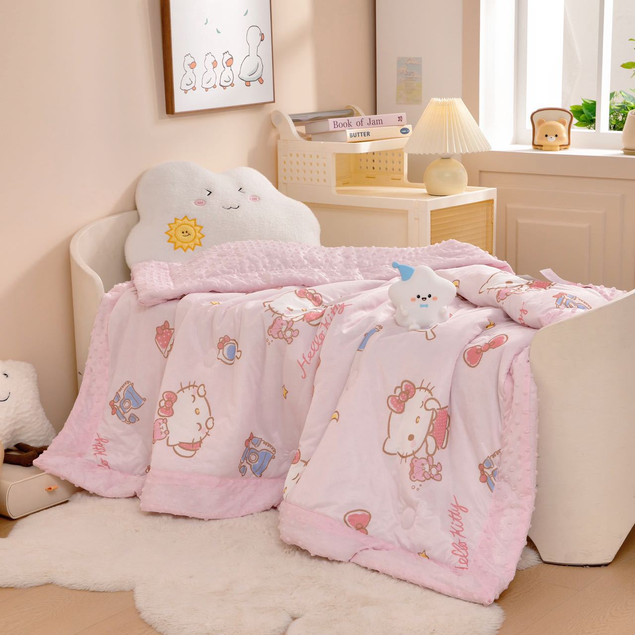 Hello Kitty My Melody Cartoon  - Summer Quilt recension och pris