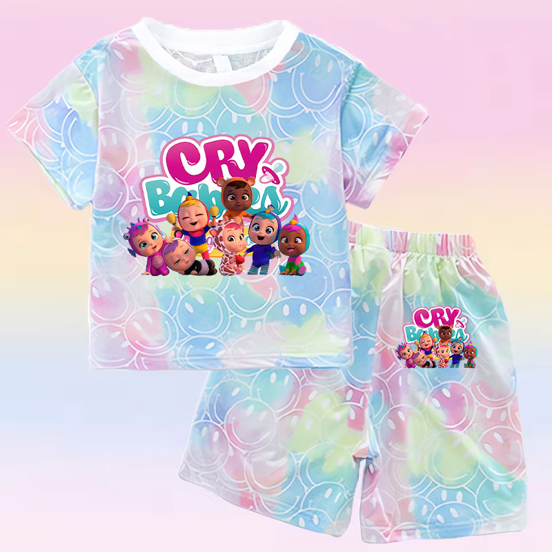 Crying Babies T-shirt Set Chil - Summer Clothing Baby recension och pris