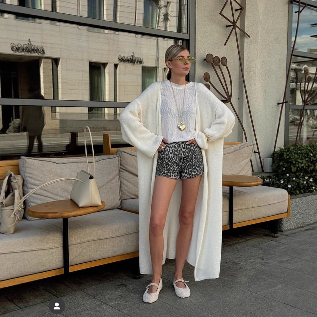 Solid Knitted Long Cardigan Wo - Summer Quilt recension och pris