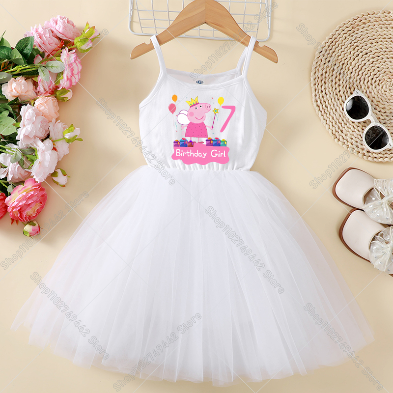 Peppa Pigs Dress Birthday Numb - Summer Clothing Baby recension och pris