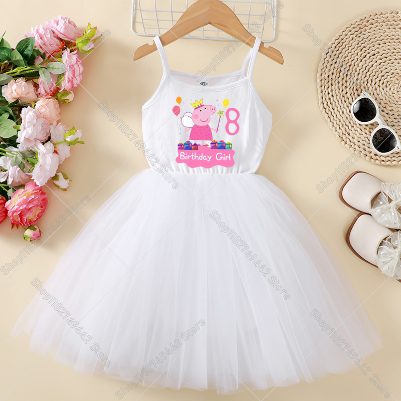 Peppa Pigs Dress Birthday Numb - Summer Clothing Baby recension och pris