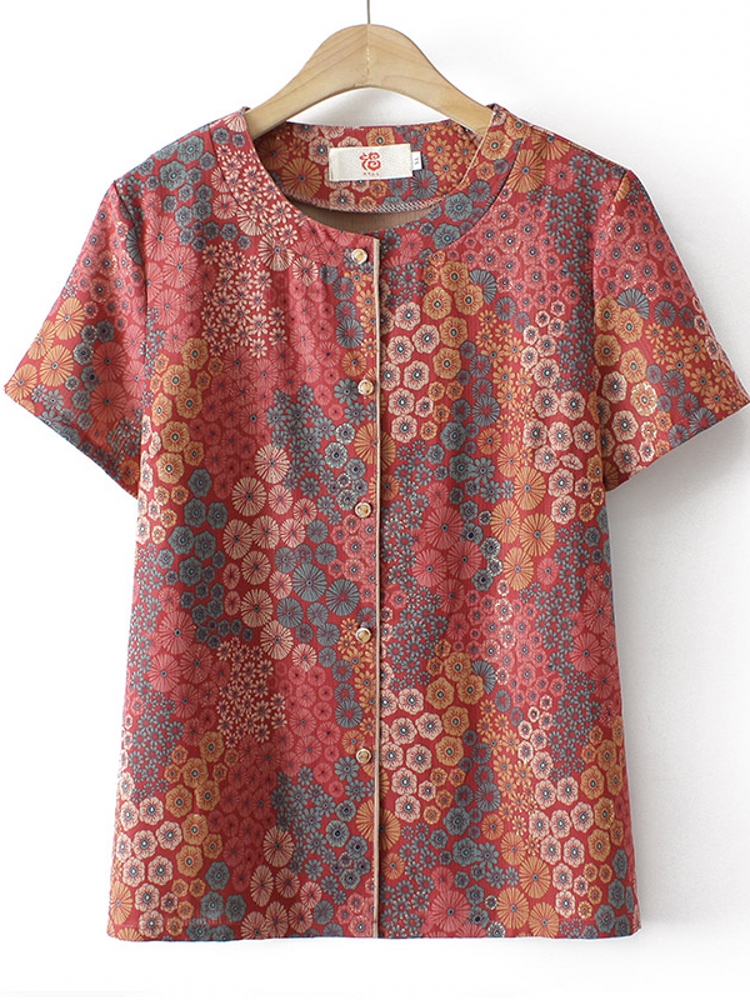 Grandma Style Short Sleeve Two - Summer Clothing Over 60 recension och pris