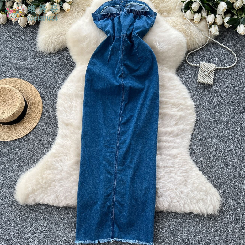 2026 Women Retro Strapless Dem - Summer Clothing Y2K recension och pris