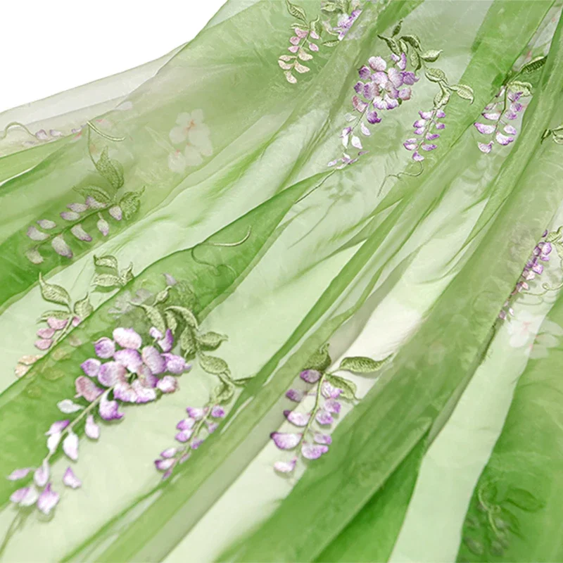 Wisteria Embroidery Fabric DIY - Summer Clothing Baby recension och pris