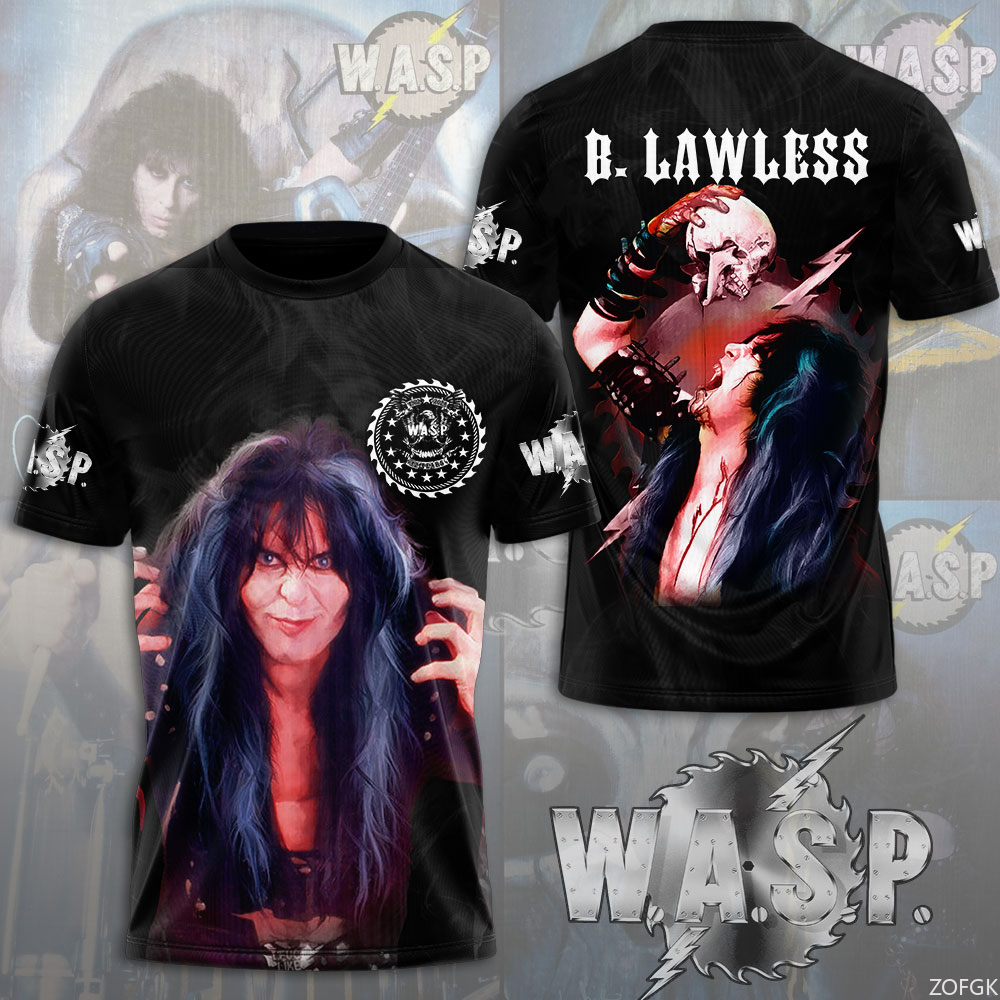 W.A.S.P Rock 3D Printing T-shi - Summer Clothing Y2K recension och pris