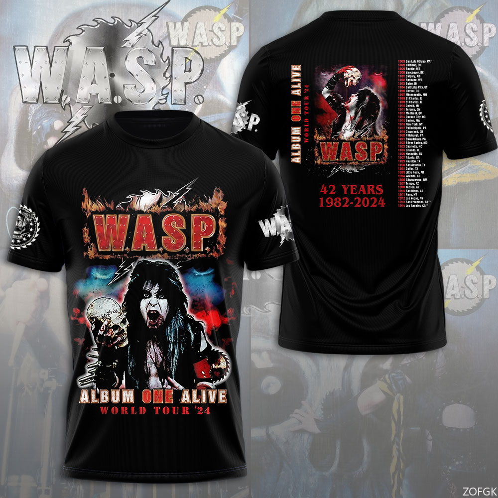 W.A.S.P Rock 3D Printing T-shi - Summer Clothing Y2K recension och pris