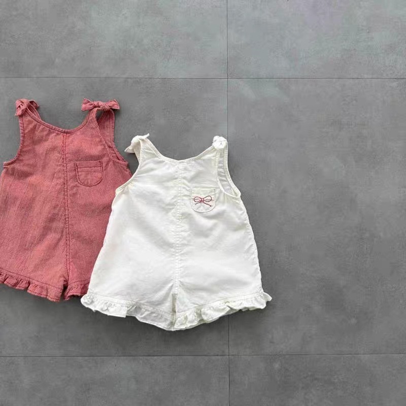 HY2831 Girls Summer Romper wit - Summer Clothing Baby recension och pris