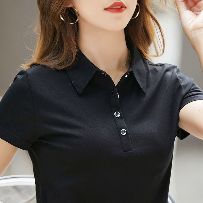Female Tee Slim 100℅ Cotton Pl - Summer Clothing Cheap recension och pris